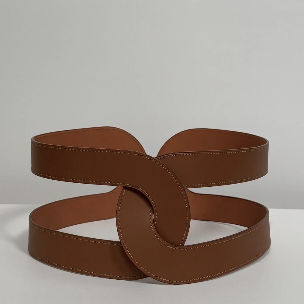 Vaincourt Paris La Délicieuse Leather Belt Waist 30